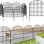 Valla jardín metal 28pulg x 18.7ft 8 paneles para perros