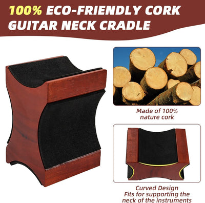 Almohada apoyo cuello guitarra acústica eléctrica bajo luthier