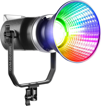 Luz video RGB 200W COB bicolor estudio YouTube 8 efectos 98200lux