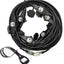 Cable extensión 50ft 7 salidas negro LED 1625W resistente