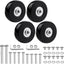 Ruedas repuesto maleta 1.969x0.709" set 4 con 3 ejes