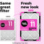 Filtros aire MERV 11 24x30pulg pack 6 HVAC horno plisado