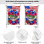 Bandera patriótica jardín vertical doble cara 12.5x18pulg