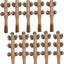 Campanas de trineo de madera 10uds