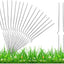 Juego 12 letreros metal resistente patio estaca 13pulg