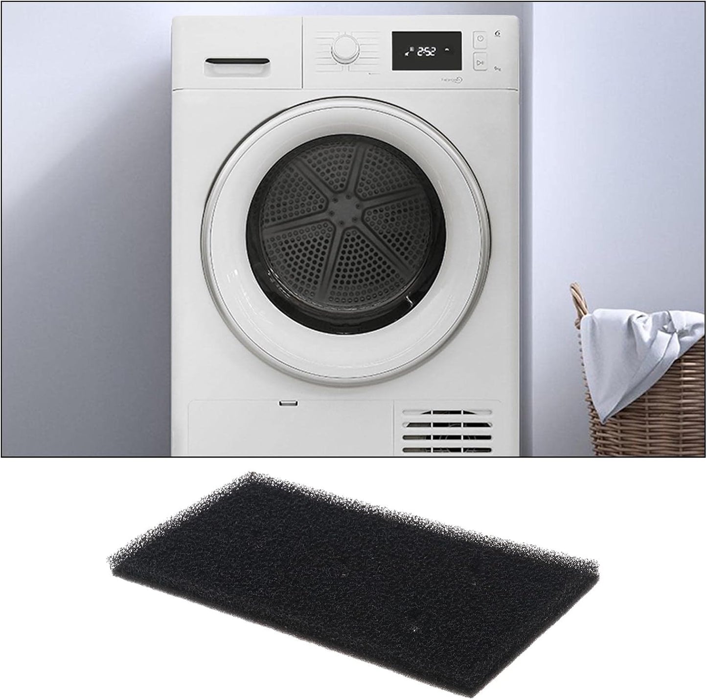 2 filtros espuma repuesto compatibles Whirlpool secadora