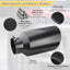 Cola escape acero inox 5x8" 15" corte angular