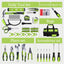 Set 269 Pzas Kit Herramientas Hogar Básico con Bolsa Verde