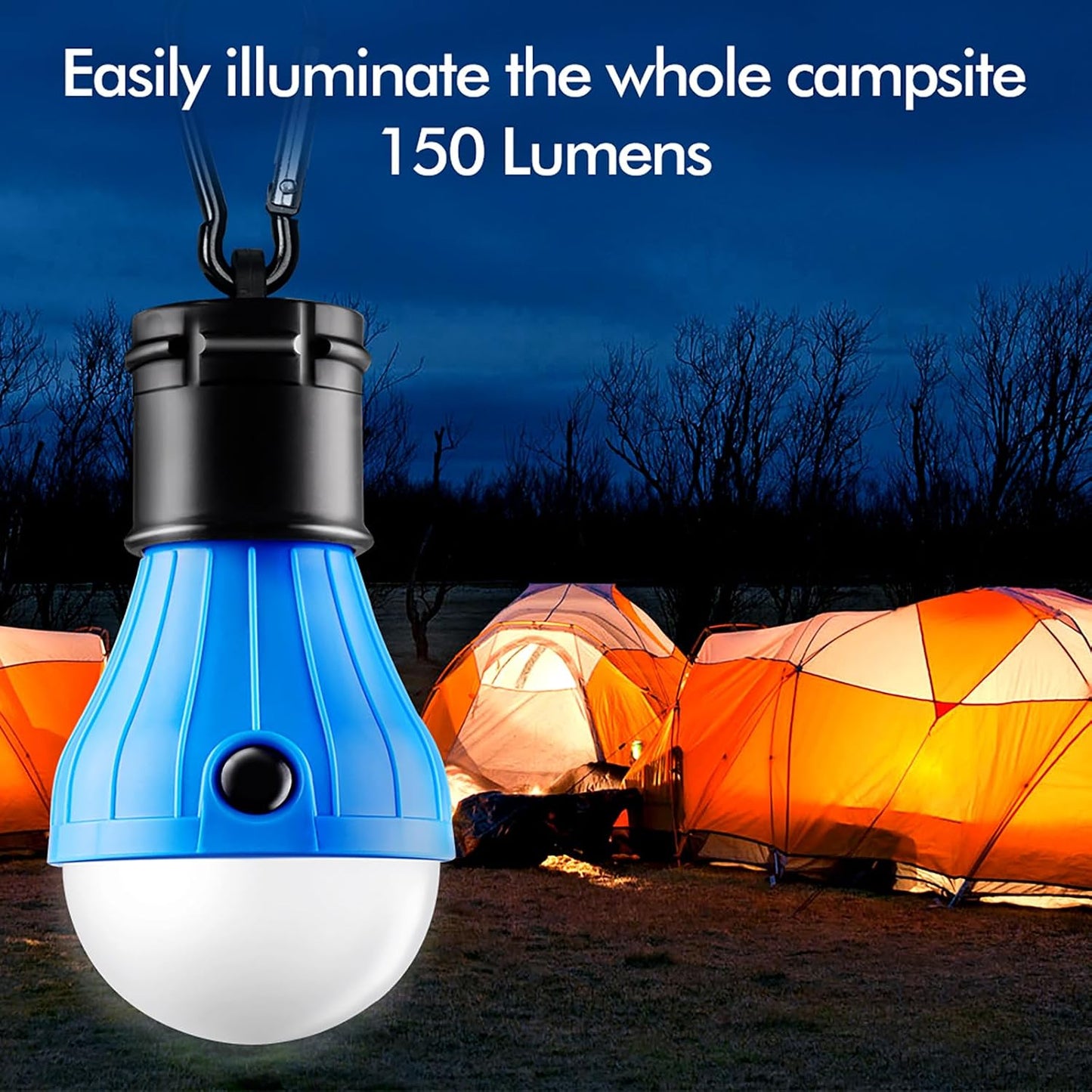 Lámpara led portátil 5 paquetes luces emergencia camping acampada