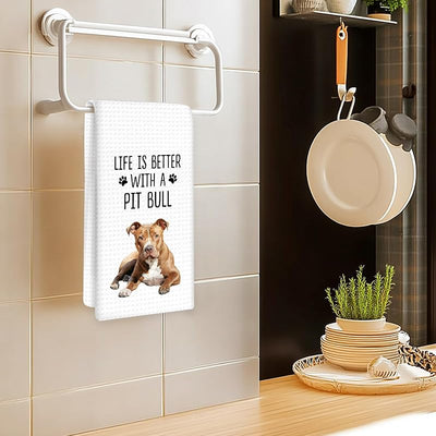 Toalla cocina decorativa para Pit Bull y amantes