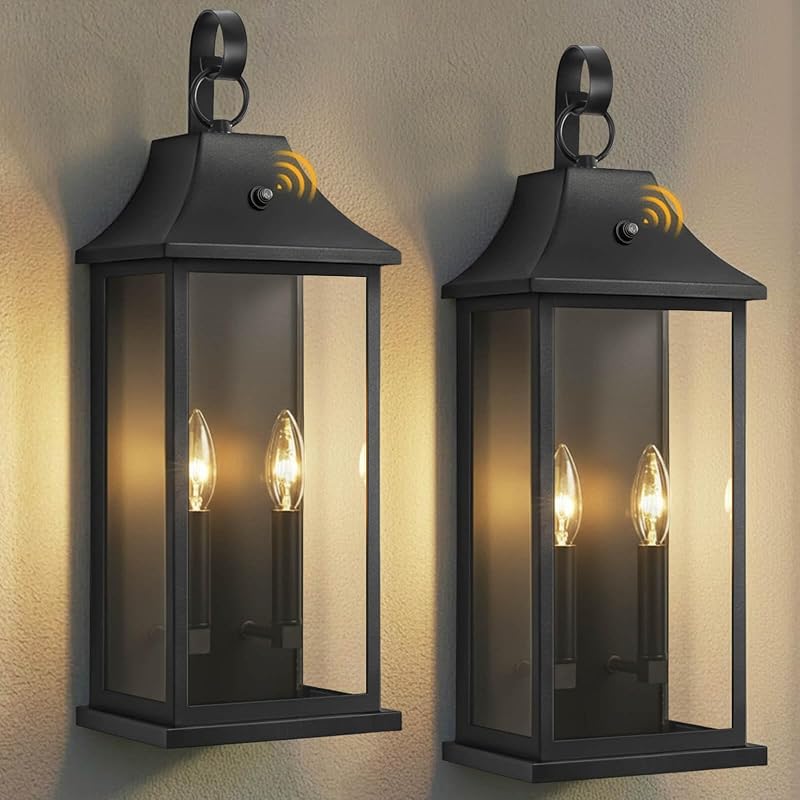 Luces pared exteriores 21.5" modernas aplique porche
