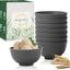 Set 8 Cuencos Paja Trigo 10oz para Niños Microondas