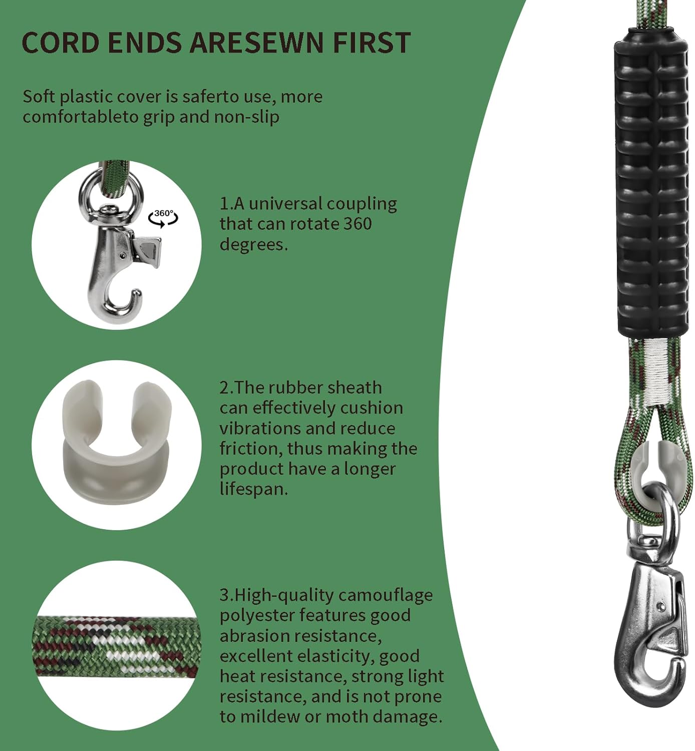 Correas ajustables para árbol de hamaca 47" 1000lb