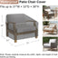 Fundas impermeables silla patio 31x33x36" pack 2