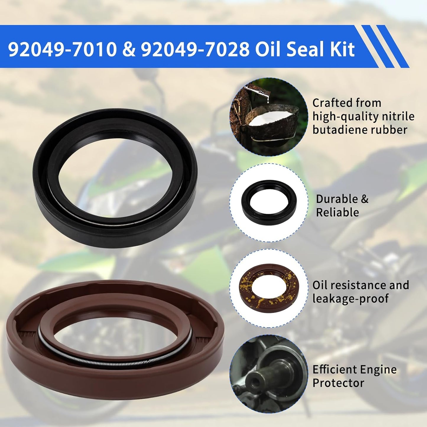 Kit sello aceite motor comp Ka Wasaki FH531V FH541V FX