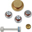 Kit hardware motor 3 tapones acero 1 latón drenaje refrigerante