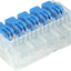 Conector eléctrico palanca 12 AWG 5 puertos caja 75 pzas