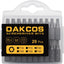Set 20 Brocas Torx T20 Acero Aleación S2 1pulg Vástago Hexagonal