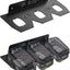 Soporte batería Ryobi 18V pared 3 ranuras organizador