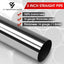 Tubo escape recto acero inox T304 3" 47.3"