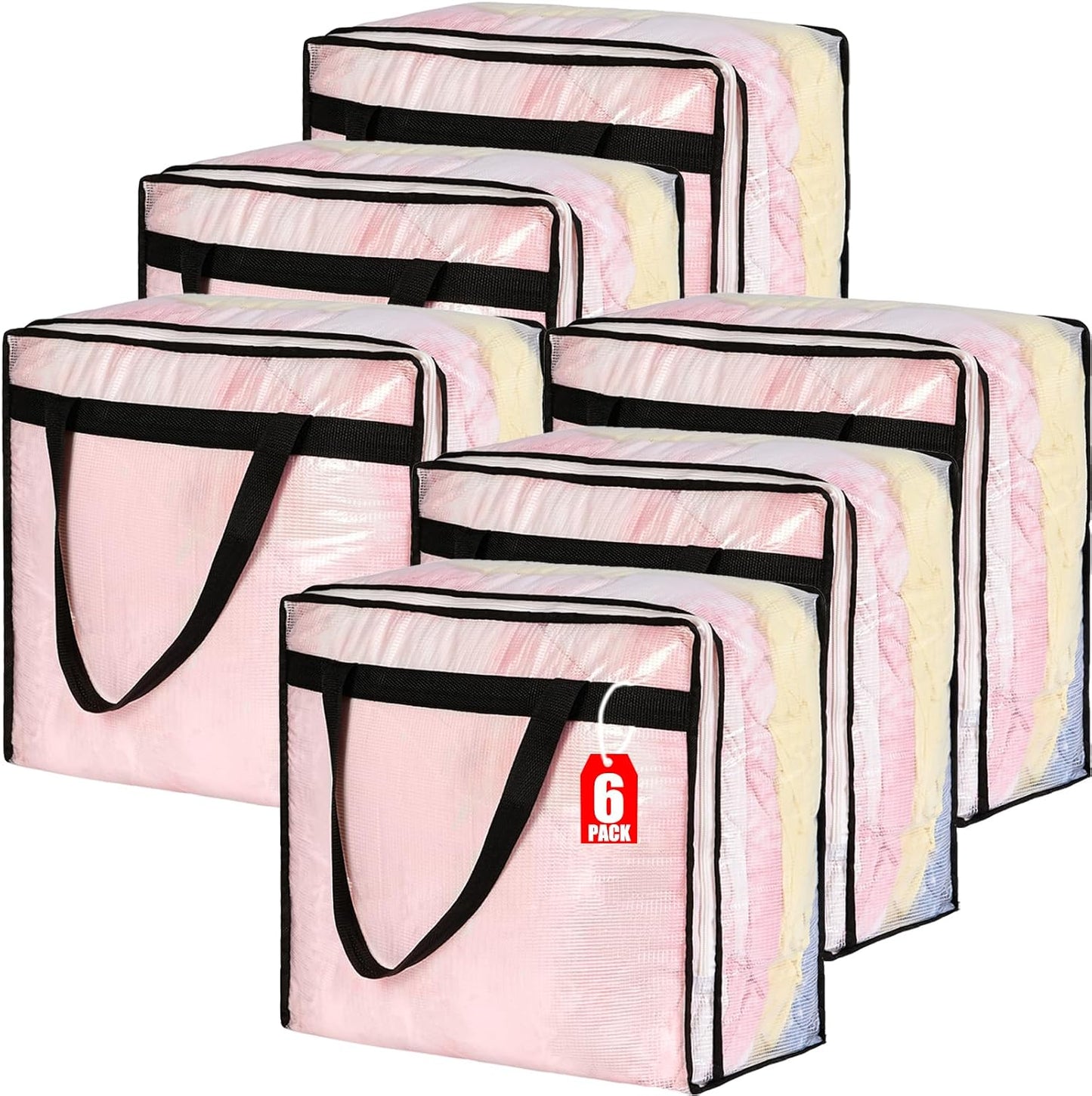 Bolsas almacenamiento transparentes 40L para mantas ropa