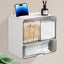 Soporte tampón baño con cajón y tapa organiz.