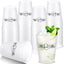 16 Vasos Plástico Esmerilado Reutilizable 16oz Boda