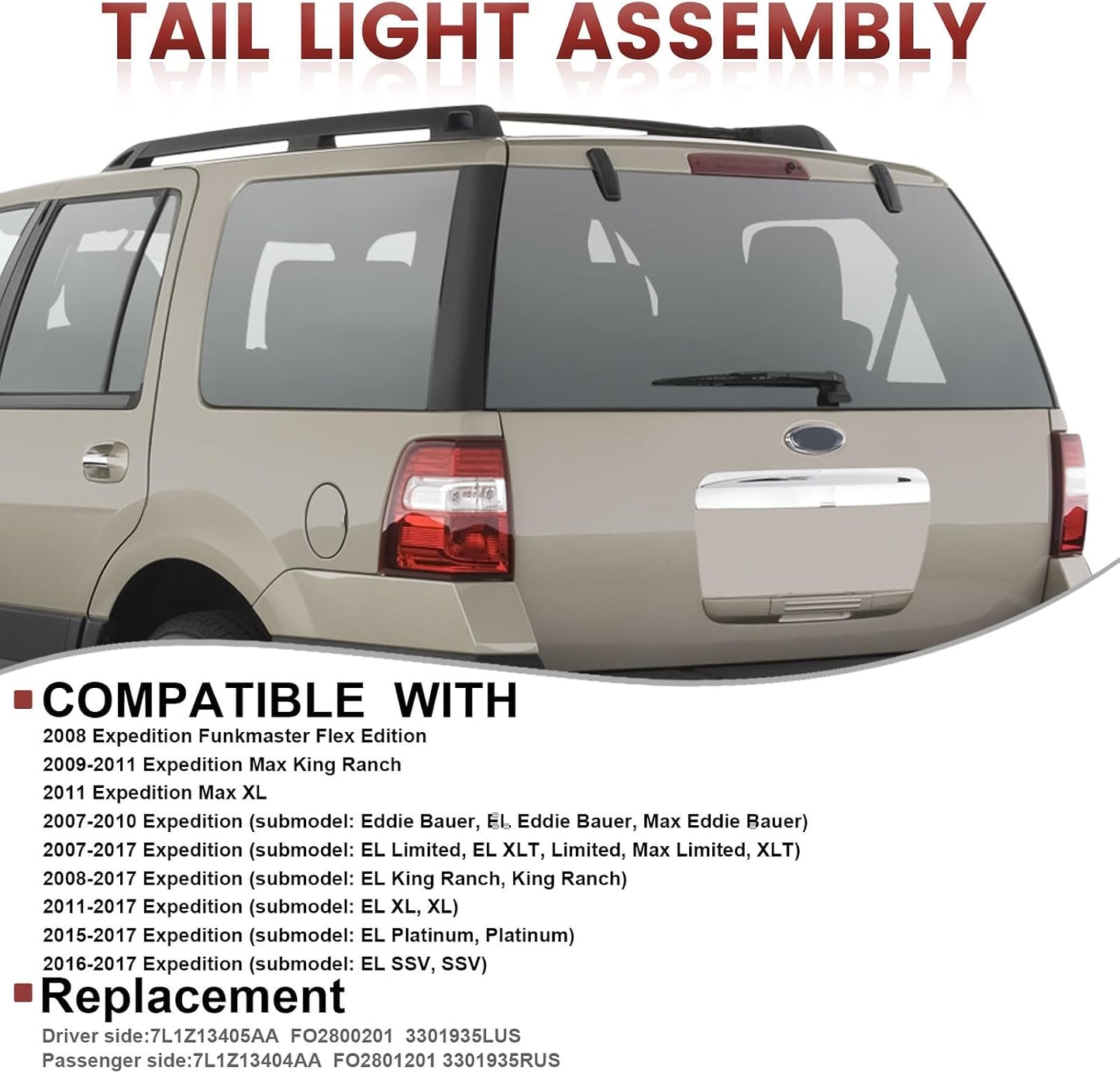 Conjunto luces traseras Ford Expedition 07-17