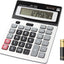 Calculadora electrónica grande 12 dígitos botón multifuncional