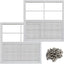 2 Ventanas Cobertizo 24x24 con Vidrio Templado y Malla Fibra