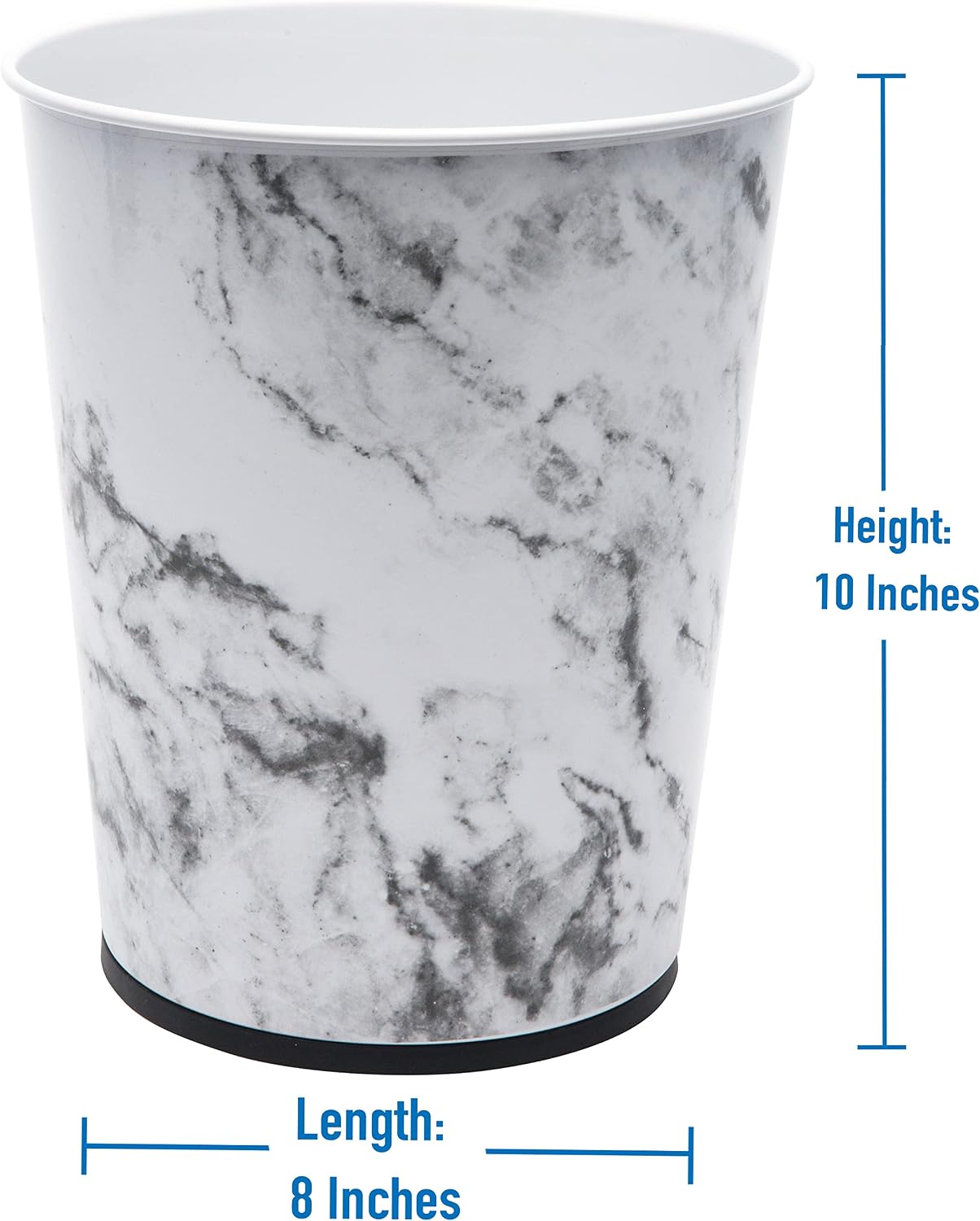Cubo basura 5L paquete 2 parte superior redonda baño cocina oficina