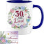 Taza cumpleaños 50 años mujer mamá abuela