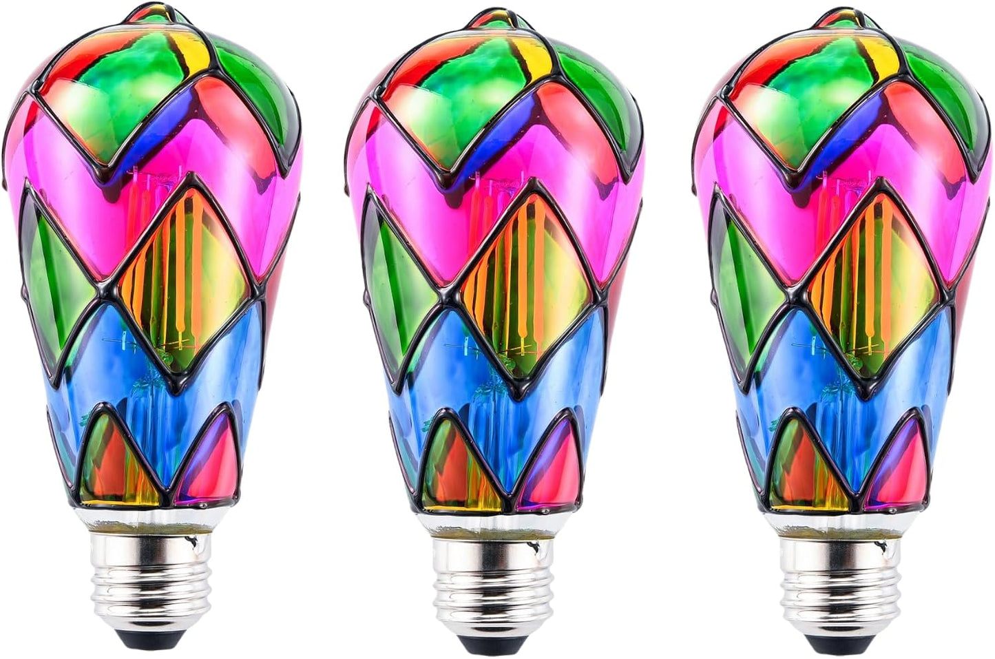 3 Pzas Bombillas LED E26 3.5W para Mesa Candelabro Apliques