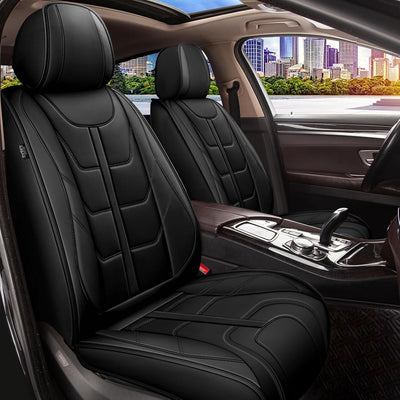 Juego fundas asiento Nissan Frontier 07-25 cuero con bolsa aire