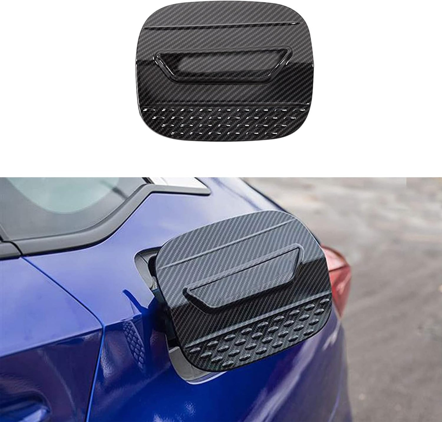 Moldura tanque combustible fibra carbono Honda Accord