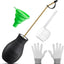 Dispensador polvo diatomeas 8oz tubo metal rociador jardinería