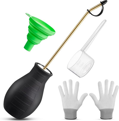 Dispensador polvo diatomeas 8oz tubo metal rociador jardinería