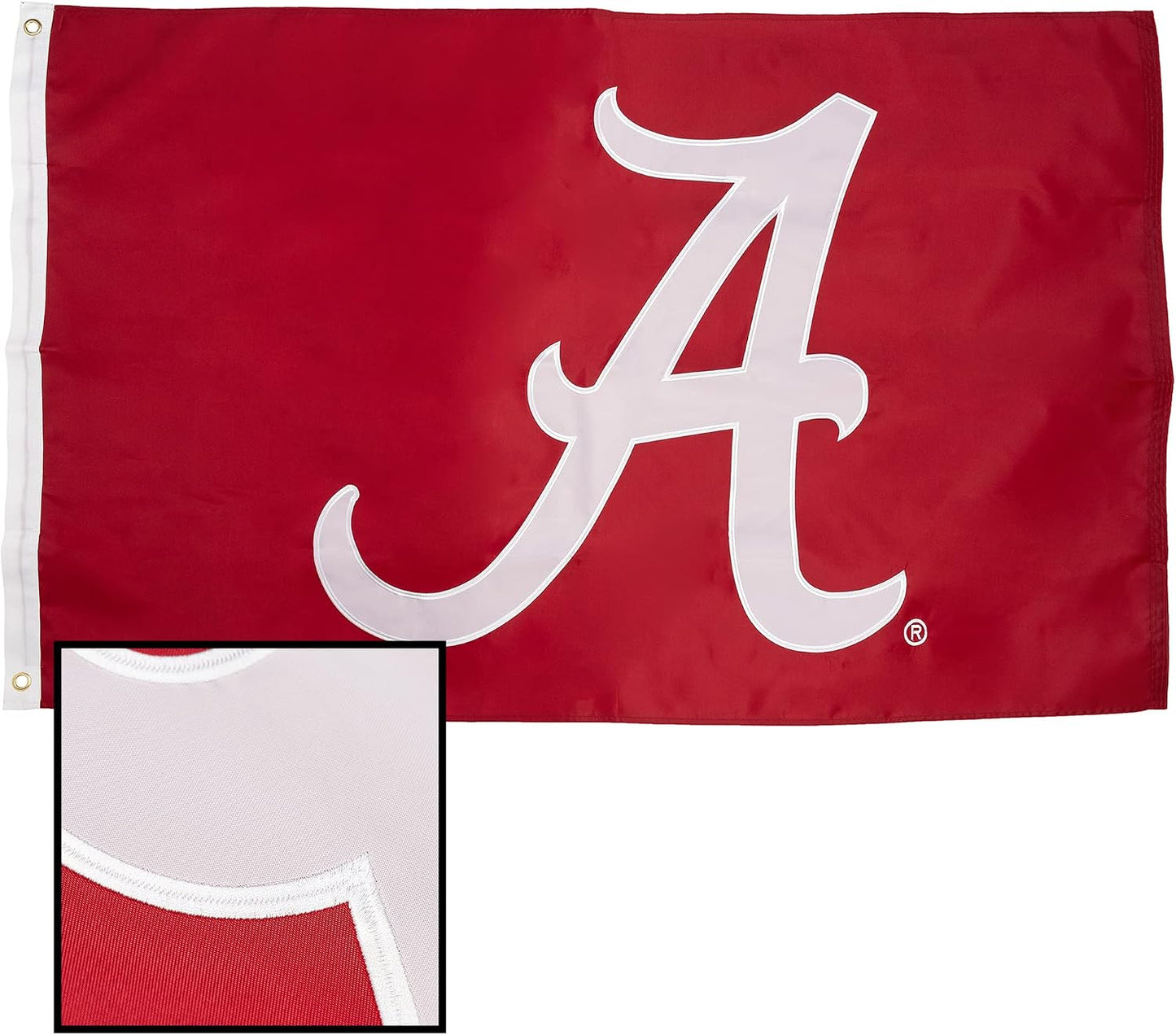 Bandera nailon Crimson Tide 3x5 interiores exteriores