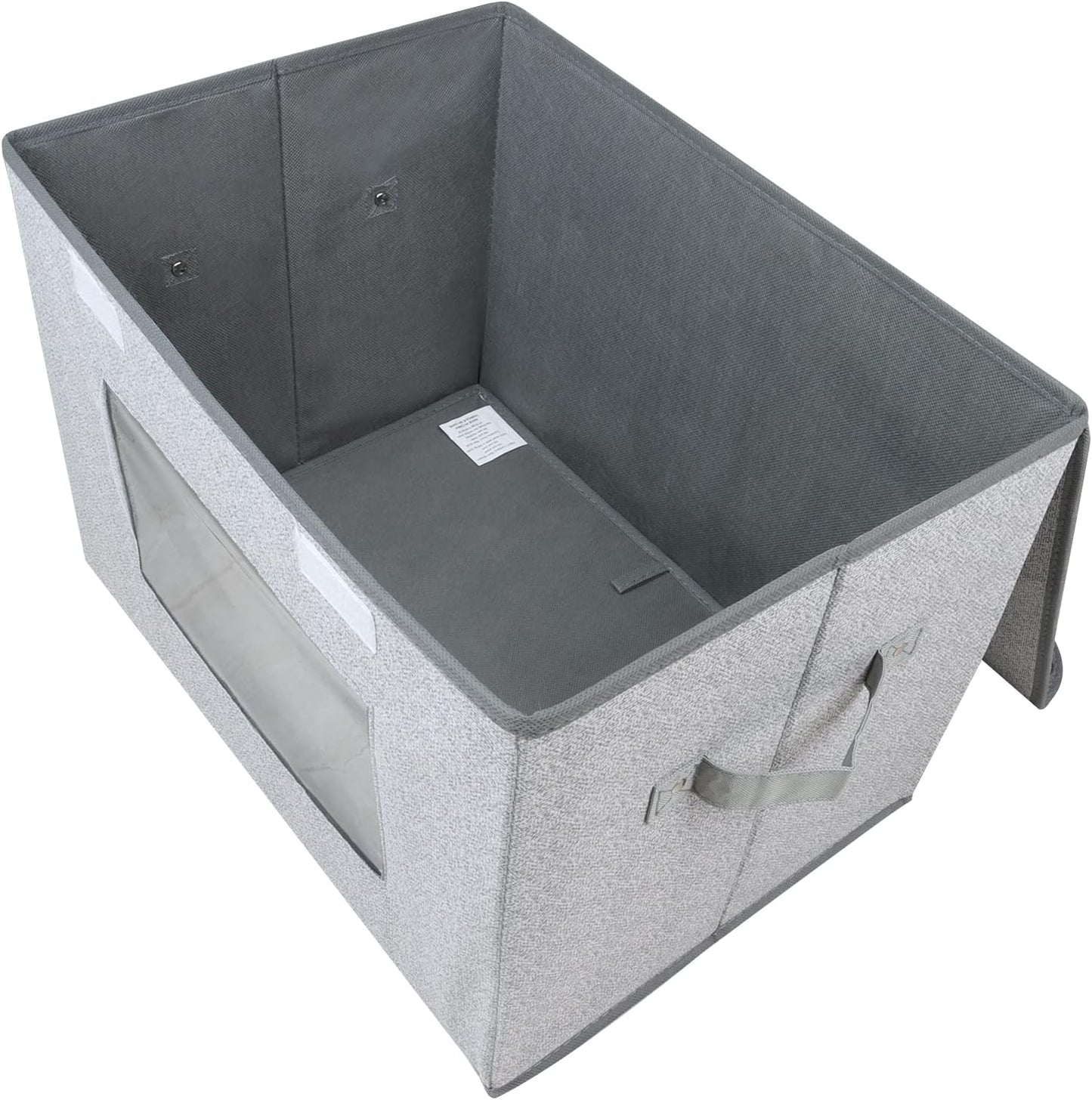 Cajas plegables tela con tapa organiz. hogar dormitorio