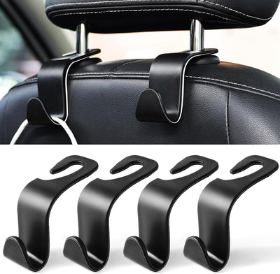 Gancho reposacabezas asiento auto organizador bolsos paquete 4