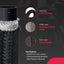 Kit línea combustible AN6 acero inox 10"