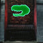 Letrero neón dinosaurio decoración pared USB AA