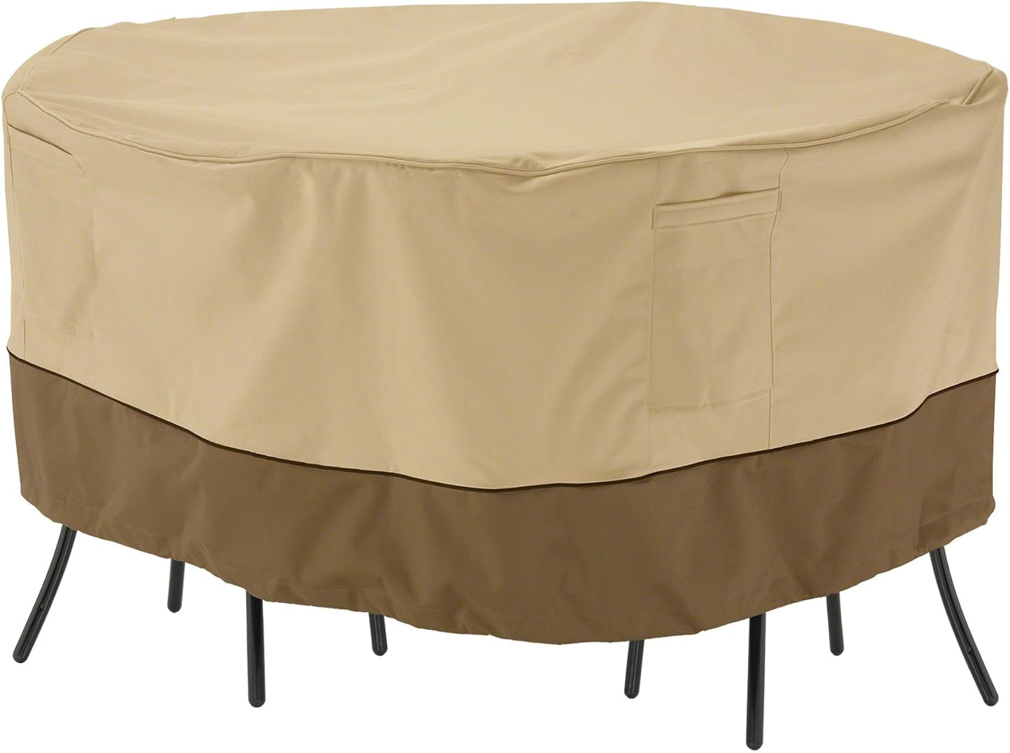 Set mesa y silla redonda Bistro 52pulg resistente agua