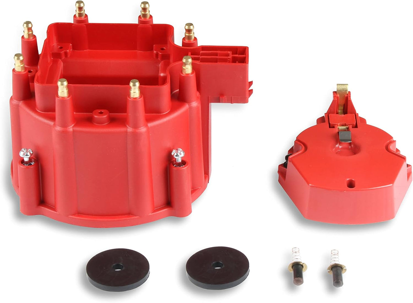 Tapa y rotor distribuidor HEI rojo