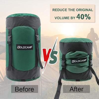 Saco compresión bolsa dormir 18-65 L viajes camping