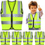 Chaleco seguridad niños reflectante 4 pzas