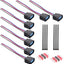 8 Set Conectores Bobina Honda Accord 24 Tubos Termorretráctiles