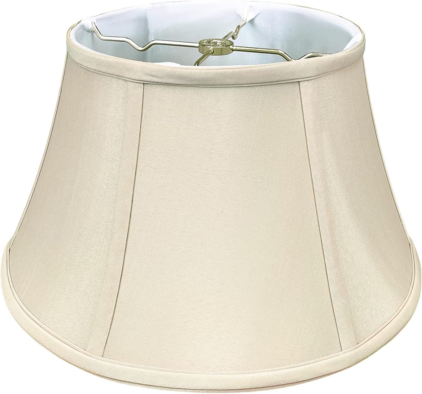 Pantalla lámpara campana tamboń beige 13x19x11pulg