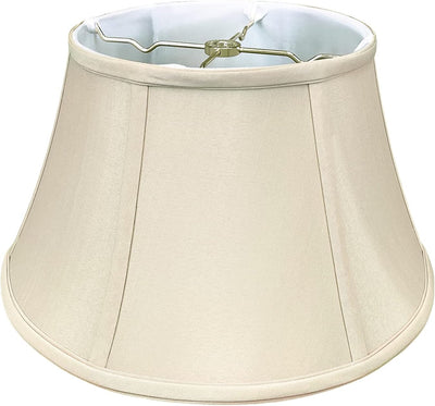 Pantalla lámpara campana tamboń beige 13x19x11pulg