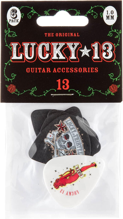 Púas Lucky 13 Dunlop 0.039pulg set 6